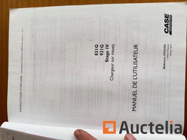 Grote foto case 821g gelede wiellader agrarisch shovels