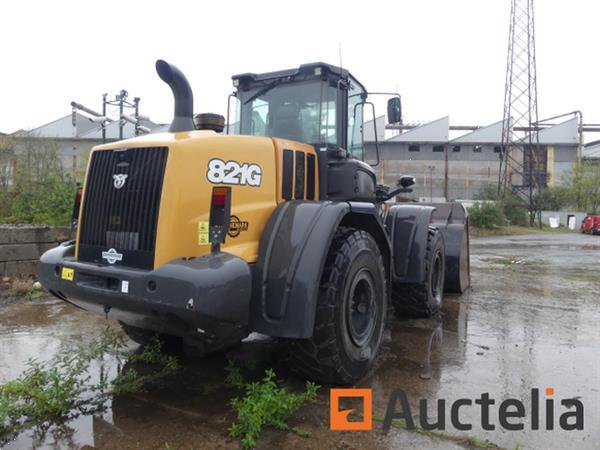 Grote foto case 821g gelede wiellader agrarisch shovels
