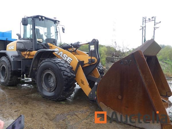 Grote foto case 821g gelede wiellader agrarisch shovels