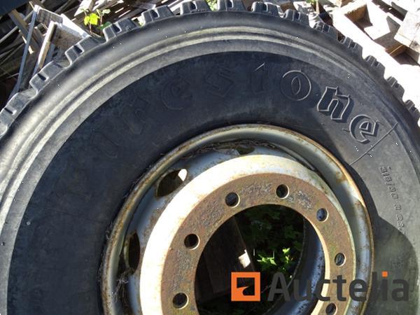 Grote foto firestone vrachtwagen band agrarisch wielen
