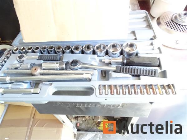 Grote foto 8 antieke houten beitels ironside boekentas racagnac set doe het zelf en verbouw gereedschappen en machines