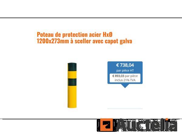 Grote foto beschermende stalen paal af te dichten met gegalvaniseerde afdekking doe het zelf en verbouw onderdelen en accessoires