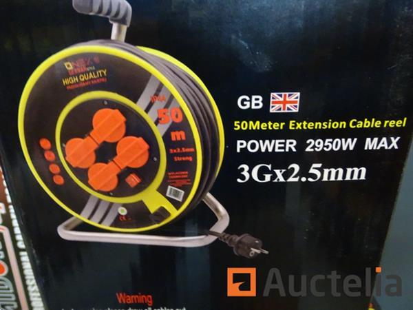Grote foto elektrische slanghaspel 50 m 3g 2.5 onex ox732 doe het zelf en verbouw onderdelen en accessoires