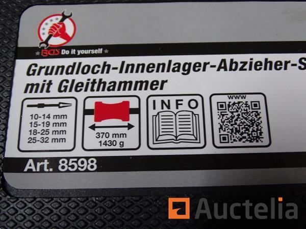 Grote foto bgs diy 8598 binnenste lager trekker set met traagheid massa doe het zelf en verbouw gereedschappen en machines