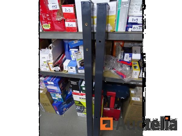 Grote foto 2 vierkante palen met houtskoolgrijze hoed doe het zelf en verbouw onderdelen en accessoires