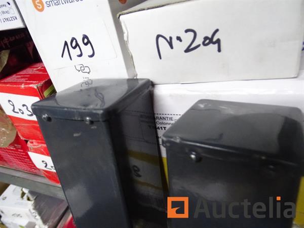 Grote foto 2 vierkante palen met houtskoolgrijze hoed doe het zelf en verbouw onderdelen en accessoires