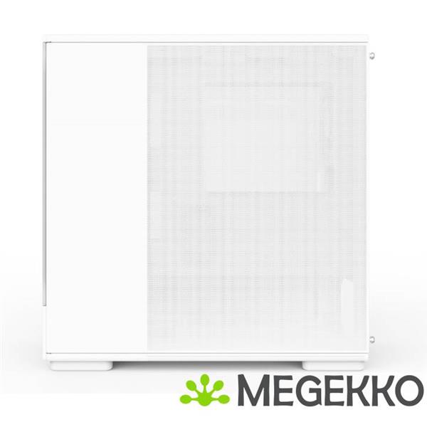 Grote foto zalman p10 white mini tower wit computers en software behuizingen en kasten