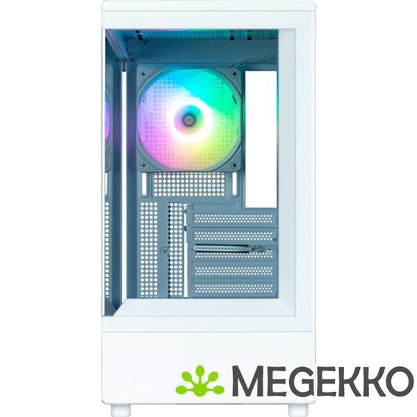Grote foto zalman p10 white mini tower wit computers en software behuizingen en kasten