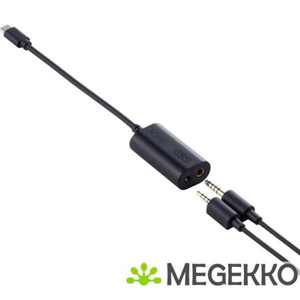 Grote foto xpg precog studio headset bedraad hoofdband gamen usb type c zwart rood audio tv en foto koptelefoons
