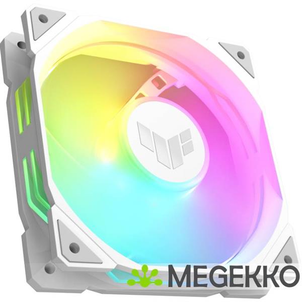 Grote foto asus tuf gaming tr120 fan argb reverse white 3in1 computers en software overige computers en software