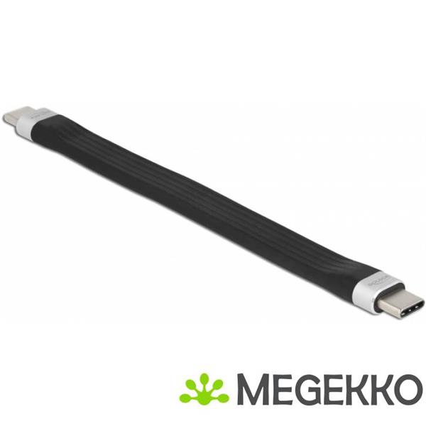 Grote foto delock 85770 usb kabel 0 135 m usb 3.2 gen 2 3.1 gen 2 usb c zwart computers en software overige computers en software