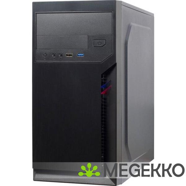 Grote foto inter tech it 6502 romea micro tower zwart computers en software behuizingen en kasten
