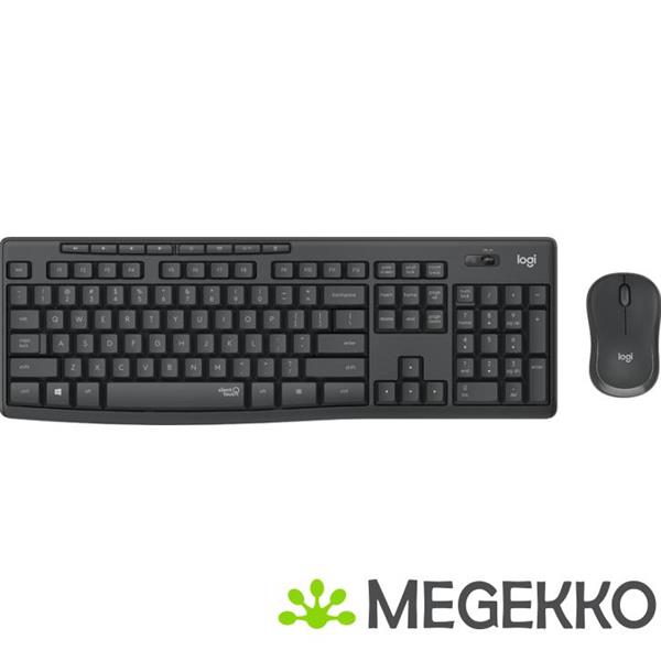 Grote foto logitech mk295 silent zwart computers en software overige computers en software