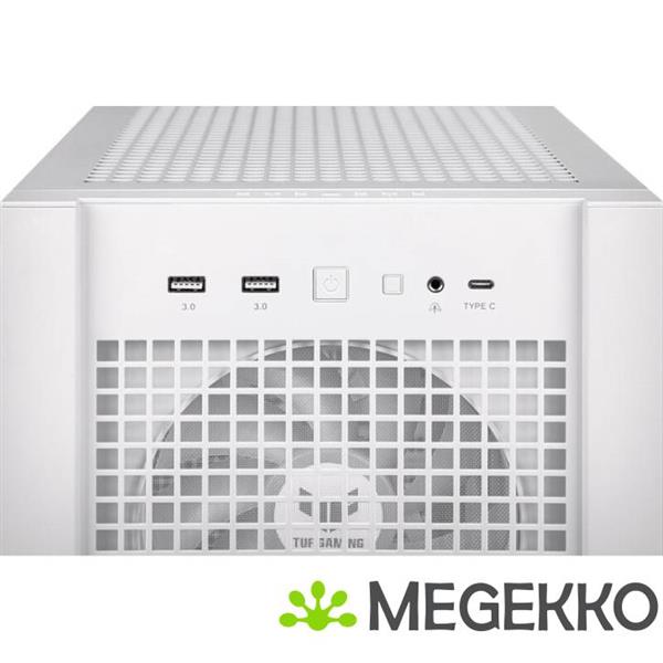Grote foto asus case tuf gaming gt302 argb white computers en software behuizingen en kasten