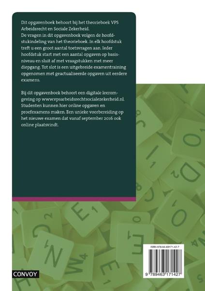 Grote foto vakopleiding payroll services arbeidsrecht sociale zekerheid 2018 2019 opgavenboek boeken wetenschap