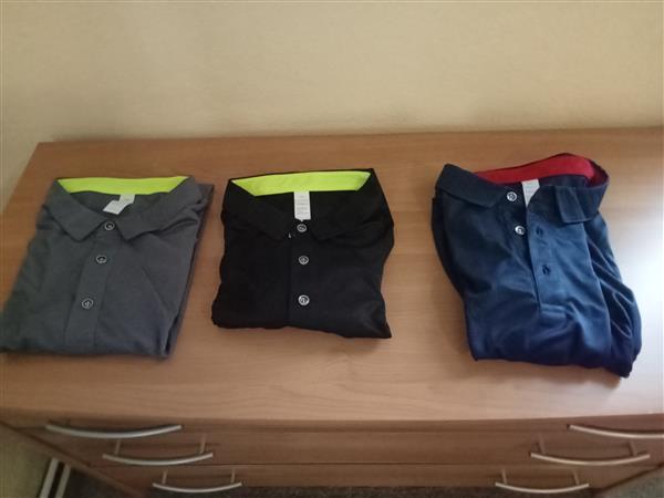 Grote foto 3 nieuwe polyester polo shirts xxl kleding heren polo