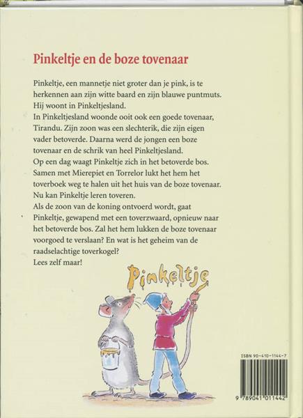 Grote foto pinkeltje en de boze tovenaar pinkeltje serie 20 boeken jeugd 13 jaar en ouder