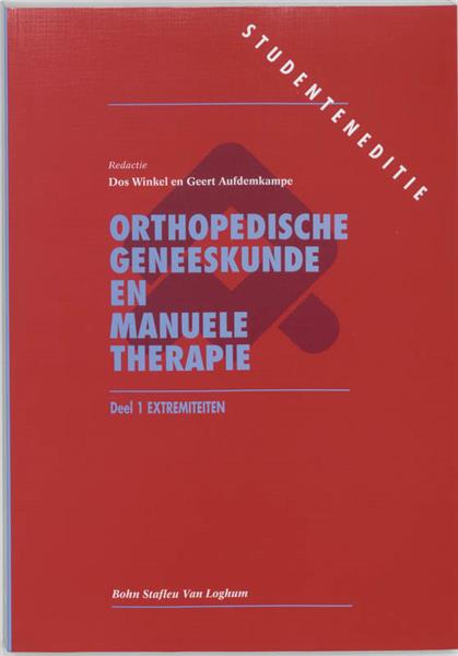 Grote foto orthopedische geneeskunde en manuele therapie 1 extremiteite orthopedische geneeskunde en manuel boeken wetenschap
