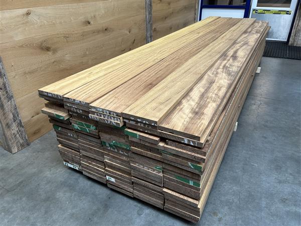 Grote foto iroko 26x190mm 365cm doe het zelf en verbouw hout en planken