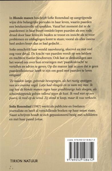 Grote foto tirion natuur blonde manen tirion natuur boeken overige boeken