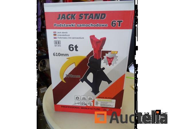 Grote foto paar professionele 6 ton jack kaarsen jack stand doe het zelf en verbouw onderdelen en accessoires