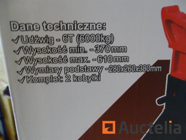 Grote foto paar professionele 6 ton jack kaarsen jack stand doe het zelf en verbouw onderdelen en accessoires