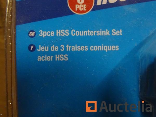 Grote foto set van 3 hss stalen conische frezen doe het zelf en verbouw gereedschappen en machines