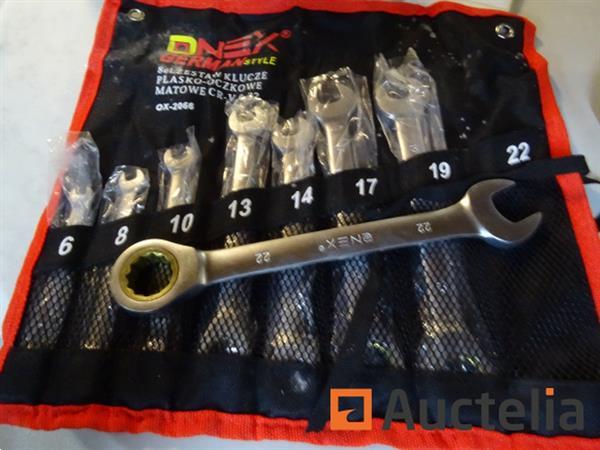 Grote foto set van 8 onex ringbandsleutels ox 2066 doe het zelf en verbouw gereedschappen en machines