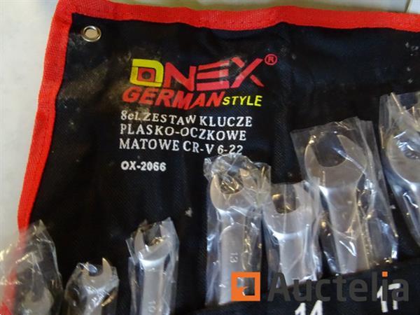 Grote foto set van 8 onex ringbandsleutels ox 2066 doe het zelf en verbouw gereedschappen en machines