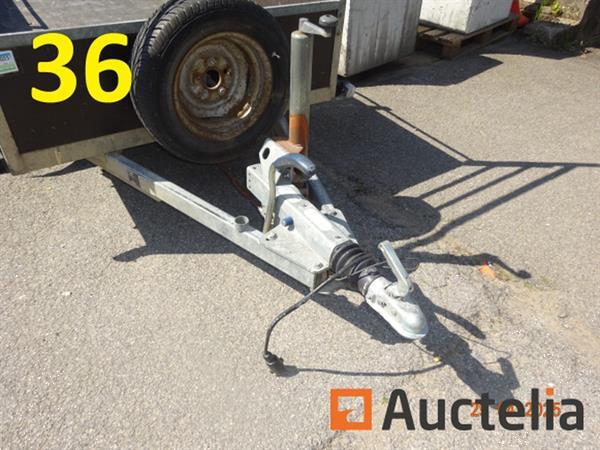 Grote foto 1 dubbelassige oplegger van 3m geremd merk hapert afm. banden 165 70 r13 agrarisch aanhangwagens