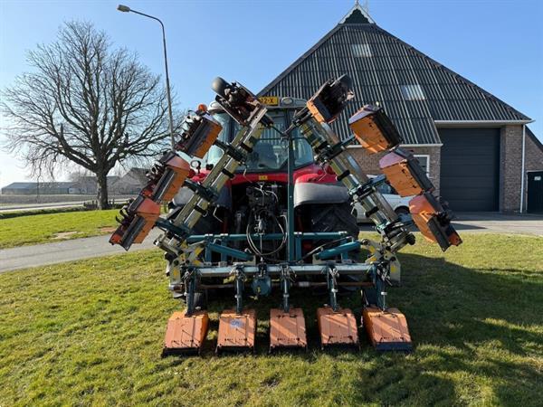 Grote foto comeb flapi 600 12 rijen hydraulisch opvouwbaar agrarisch onkruidbestrijding
