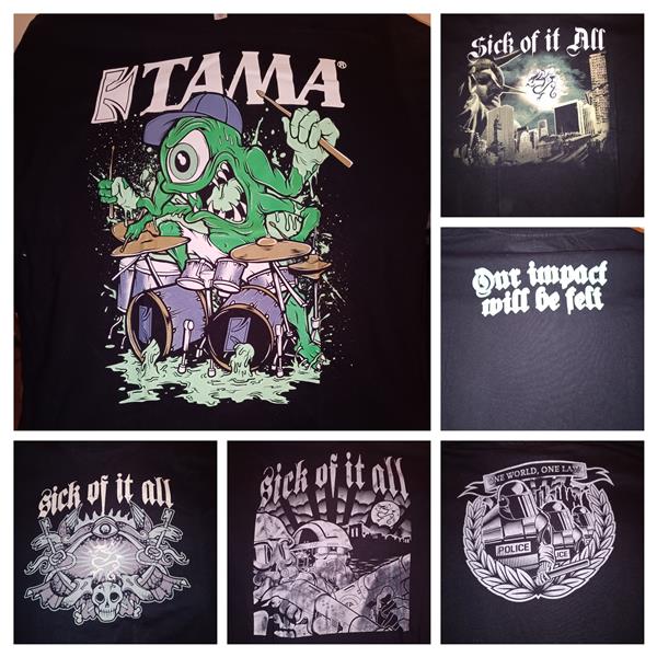 Grote foto t shirts rock heavy metal kleding heren t shirts