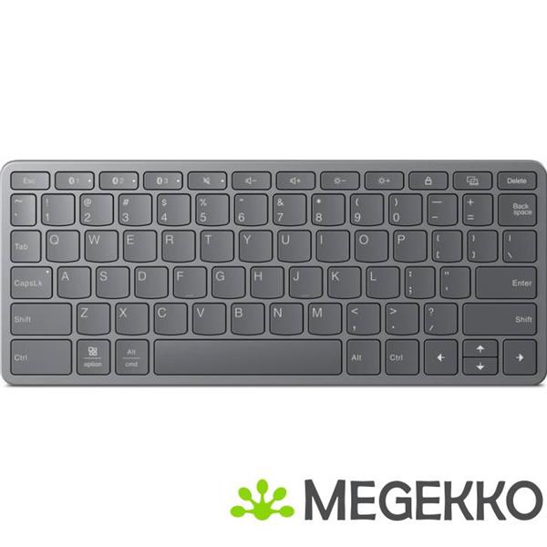 Grote foto lenovo zg38c05820 toetsenbord universeel usb bluetooth qwerty amerikaans engels grijs computers en software toetsenborden