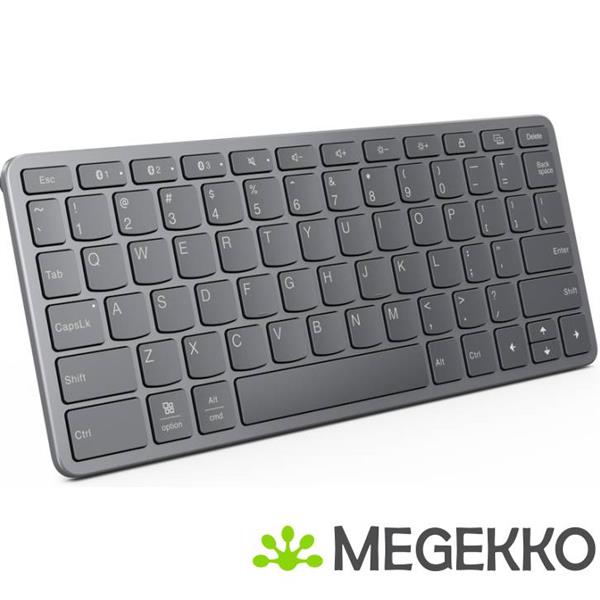 Grote foto lenovo zg38c05820 toetsenbord universeel usb bluetooth qwerty amerikaans engels grijs computers en software toetsenborden