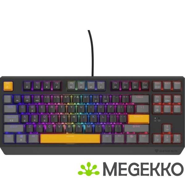 Grote foto genesis nkg 2081 thor 230 tkl usb gaming toetsenbord in grijs computers en software toetsenborden