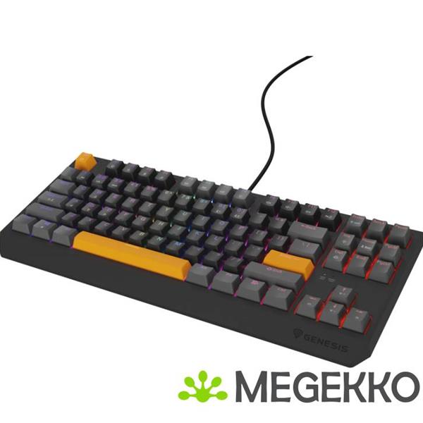 Grote foto genesis nkg 2081 thor 230 tkl usb gaming toetsenbord in grijs computers en software toetsenborden