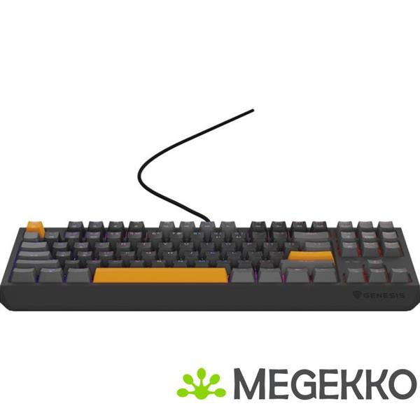 Grote foto genesis nkg 2081 thor 230 tkl usb gaming toetsenbord in grijs computers en software toetsenborden