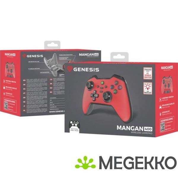 Grote foto genesis njg 2102 mangan 400 game controller in rood computers en software overige computers en software