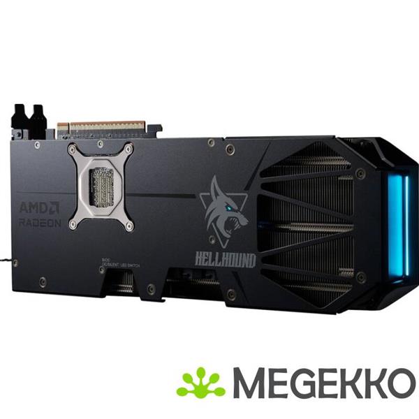 Grote foto powercolor hellhound amd radeon rx 9070 16gb computers en software videokaarten