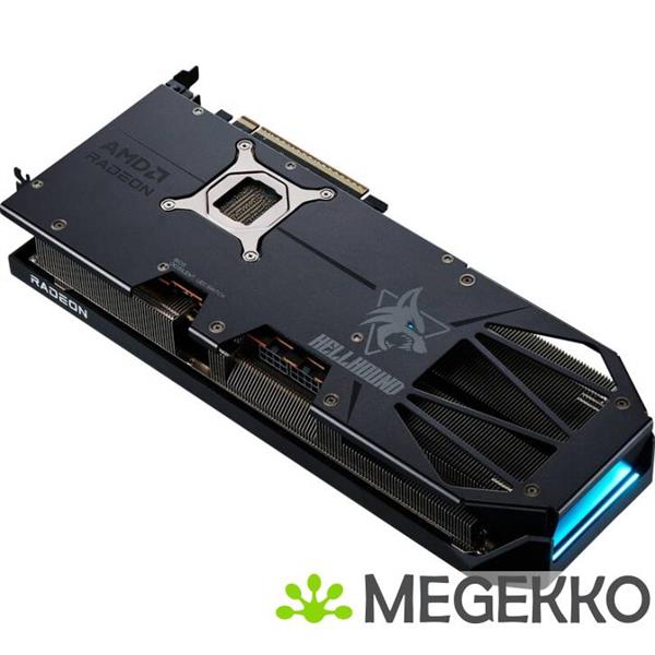 Grote foto powercolor hellhound amd radeon rx 9070 16gb computers en software videokaarten