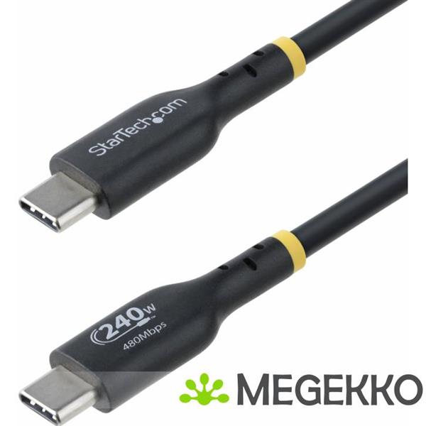 Grote foto startech.com 3m usb c laadkabel usb if gecertificeerde usb kabel 240w pd epr usb 2.0 type c lapto computers en software overige computers en software