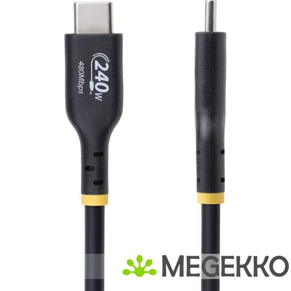 Grote foto startech.com 3m usb c laadkabel usb if gecertificeerde usb kabel 240w pd epr usb 2.0 type c lapto computers en software overige computers en software