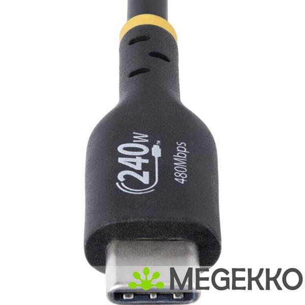 Grote foto startech.com 3m usb c laadkabel usb if gecertificeerde usb kabel 240w pd epr usb 2.0 type c lapto computers en software overige computers en software