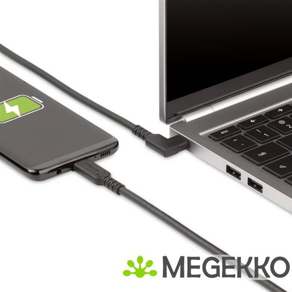 Grote foto startech.com rusb31cc1mbr usb kabel 1 m usb 3.2 gen 2 3.1 gen 2 usb c zwart computers en software overige computers en software
