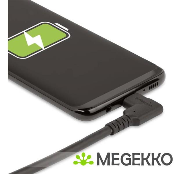 Grote foto startech.com rusb31cc1mbr usb kabel 1 m usb 3.2 gen 2 3.1 gen 2 usb c zwart computers en software overige computers en software
