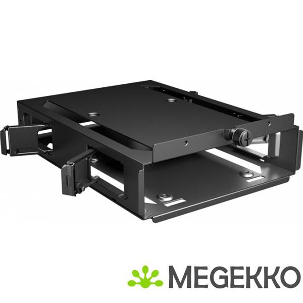 Grote foto be quiet hdd cage 2 hdd ssd behuizing zwart 2.5 3.5 computers en software overige computers en software