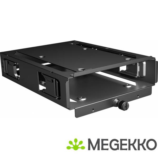 Grote foto be quiet hdd cage 2 hdd ssd behuizing zwart 2.5 3.5 computers en software overige computers en software