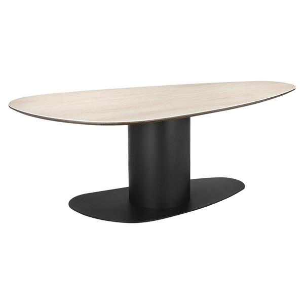 Grote foto eettafel ritz pebble 220 cm bruin richmond interiors huis en inrichting eettafels