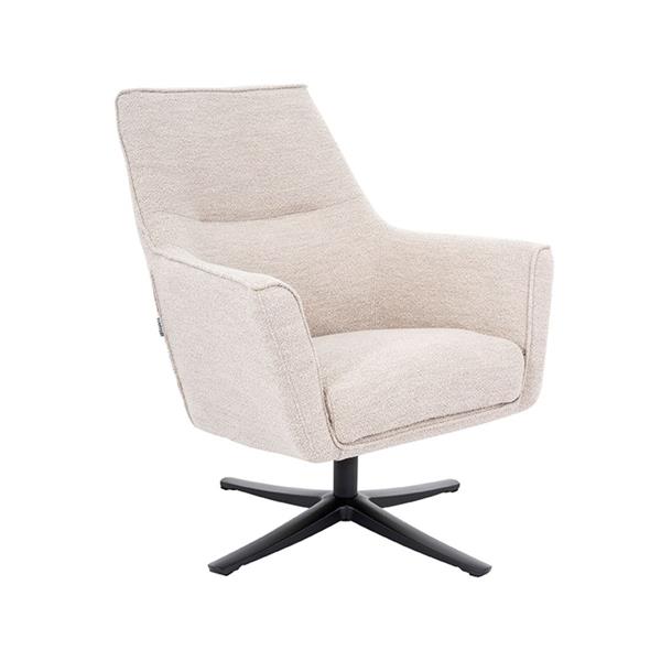 Grote foto draaifauteuil tod 76x75x90 cm natural boucle 360 graden draaibaar huis en inrichting eettafels