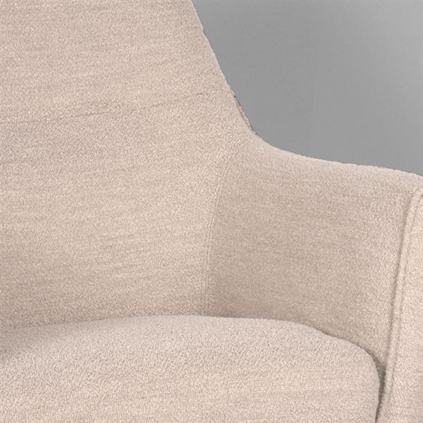 Grote foto draaifauteuil tod 76x75x90 cm natural boucle 360 graden draaibaar huis en inrichting eettafels